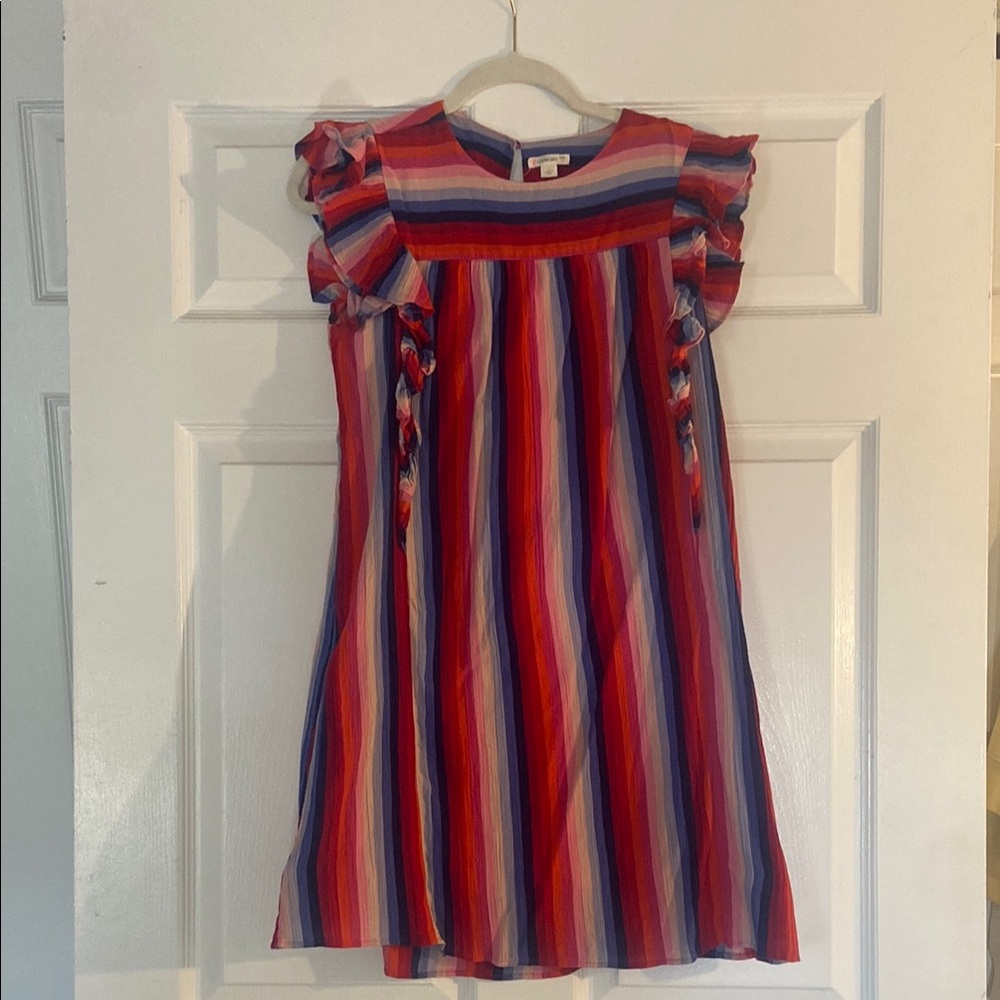 Crewcuts Colorful Striped Kids Dress